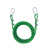 鑫工派 晾衣绳 包塑钢丝绳 防锈钢丝绳承载力强 6mm绿色拍几件发几米（带配件）单位/套 QZ0109