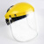 防护面罩 头盔式 防冲击防溅防护面屏 组 黄色支架+面屏