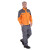 斯卡地尔（Scotoria）TC601长袖工作服套装 分体式春秋工服 舒适高棉桔灰色1套3XL码