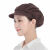 沙图（VSARTERO）家防尘帽上班车间工作帽女做饭防油烟厨房卫生帽子餐厅服务员帽家 咖啡色 全布