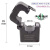 开口式电流互感器开启开合电流交流互感器智慧用电大孔径大变比 CT36