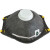 耐呗斯 NBS9535VCP头带活性炭有呼吸阀罩杯型口罩 KP95级别（防酸）防尘 防油性颗粒物 15只/盒【可定制】