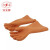 双安 25KV绝缘手套（舒适型）带电作业防触电橡胶手套 橙色 6副