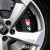 千驰嘉点缤 适用于奥迪S3 S4 S5 S6 S7 R8卡钳贴纸刹车盘贴标轮毂装饰贴 S3一套4个白色