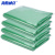 海斯迪克 商用彩色大号垃圾袋 分类袋 加厚塑料平口袋(50个) 90*110cm绿色 HKT-244