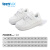 天美意（TEENMIX）童鞋儿童运动鞋2024春季新款低帮小白鞋板鞋子中大童潮款 白色 36码