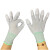 LARD-LSP M号碳纤维涂指手套防静电碳纤维手套碳纤维PU涂指防静电碳纤维涂指作业手套