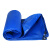 京势 篷布 防水布 蓝色加厚刀刮布货车篷布防雨布PVC油帆布 5米*8米（1张）