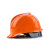 伟光(WEIGUANG)ABS高强度透气安全帽 工地建筑工程 电力绝缘 领导监理头盔 橘色 旋钮式调节