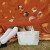 欧式雅狗牙包秋冬时尚简约托特包小众设计大容量单肩手提包女EMO同款 柚子黄（小号）