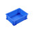 加厚周转箱塑料盒子长方形工具箱零件盒收纳盒螺丝物料盒配件盒 4号外尺寸(420*315*225mm) 蓝色