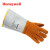 霍尼韦尔（Honeywell）2012847进口皮革焊接隔热手套100°工业劳保手套 9码【可定制】