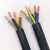 成天泰 电线电缆国标户外电源信号传输线 护套软电线家装RVV5*1.5护套线100米黑色