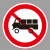 谋福（CNMF）交通标志指示牌 停车场标识牌可定制【禁止载货汽车通行-贴反光膜雕刻(平板钉墙款)】