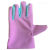 防油防水帆布手套耐油耐磨加绒工业机械全衬膜劳保布手套 5双