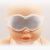 婴儿防蓝光眼罩新生儿光疗黑色晒太阳遮光宝宝照蓝光避光宝 slk眼镜黏贴款 粘性较强，介意