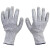哥尔姆 五级防割手套 HPPE耐磨防护防切割劳保手套工业园艺防割 工作手套 麻灰色（100双装） M