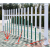驭舵定制PVC塑钢围墙护栏变压器院墙防护围栏栅栏小区幼儿园隔离栏杆 插片护栏0.6米高 1米宽价格不含