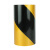 朋安 反光警示胶带 高亮耐磨安全标识反光膜 强力地贴反光贴条 黑黄色30cm*33米