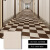 洛楚（Luxchic）SXP自粘地毯卡其色30x30厘米x10片 商用地毯  4mm厚易粘贴办公室带胶地毯