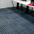 谋福（CNMF）办公室地毯 满铺客厅地毯 卧室防滑地垫(2米宽*1米长烟灰色细条纹)