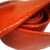 厚创安防 耐高温防火套管 硅胶玻玻璃纤维管 线缆绝缘保护套高温防火【红色 内径95mm 1米价】