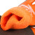 多给力 防寒保暖防水防滑手套冬季工地干活工作耐磨通用加厚防护手套 WG-338 XL码