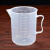 厨房级计量杯带刻度 塑料大容量奶子量筒5000ml 500ml三只(超值)