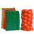 定制网袋编织袋装玉米洋葱塑料加密加厚绿色网眼袋橙子水果网兜袋 直黄加密40*70(承重约30斤)