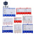 正奇谊 强磁仓库标签磁性材料卡片货位卡计数物料牌货架 三轮55X75强磁（蓝色） 10个