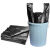 阳关道手提背心式垃圾袋黑色加厚办公室用垃圾袋商用物业办公室用 一次性黑色塑料垃圾袋(100只)