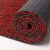 定制丝圈地垫入户门垫门厅地毯防滑防尘pvc垫子进户门脚垫可裁剪 红黑色20mm特厚款 100*120cm