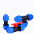梵选 PE蓝帽快接自来水管快速活接头PE免热熔接头水管连接管件 单位：个 25*20快接变径三通 