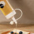 家の物语（KATEI STORY） 日本进口蜂蜜分装瓶塑料便携式方便倒挤压瓶子家用罐挤蜂蜜神器 大号白色 360ml