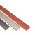 妙普乐铝合金T型条背景墙钛金装饰线条t字型压条木地板收边条极窄收口条 磨砂玫瑰金 10mm