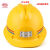 矿工安全帽国标煤矿井下矿山专用反光条施工挂灯劳ABS头盔 PE磨砂矿工帽红色