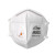 思创科技 口罩带呼吸阀 头带式 KN95 防尘防非油性颗粒物  ST-A9502Z   (1盒30只)