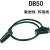 DB50免焊插头 3排50针并口串口连接器db50接线端子实心针免焊插座 端子台公针式2层HL-DB50/M-TB1