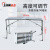 升降伸缩多功能工作台装修马凳 简易脚手架便携式折叠马凳脚 1.8X1.6X0.4米