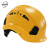 创悟邦 安全帽 工地工程建筑施工 ABS防砸透气劳保头盔 领导监理 定制印字 SH608黄色