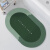 纳米硅藻泥软地垫硅藻土吸水脚垫速干卫生间浴室防滑垫进门垫 粉底SM椭圆形 约40X60浴室门垫水晶绒
