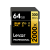 雷克沙（Lexar）相机内存卡C10高速存储卡UHS单反数码微单相机摄像机SD大卡 64G 2000X U3 V90  8K拍摄