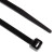 安赛瑞 尼龙扎带 自锁式捆扎线 理线绑扎带 宽4.6mm长20.3cm 100根装 黑色 定制 欧时 440217