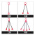 富都华创 起重吊索具 3吨1米1腿 猛钢铁链条吊链行车吊装工具 FDHC-DSJ-023