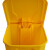 简厚 脚踏垃圾桶新国标加厚塑料户外客厅室内厨余垃圾分类大号垃圾桶 黄色【医疗废物】80L