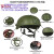 千井原品复刻俄军6b47战术头盔  小绿人训练盔  塔科夫 单头盔不含盔罩镜罩