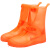 立采防水鞋套批发雨鞋套防滑耐磨硅胶 橙色尺码42-43鞋长30.5cm3个起售 一个价
