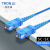 创优捷 光纤跳线 铠装 单纤 SC/UPC-SC/UPC-单模-G.652D-3mm-60M-LSZH-蓝色