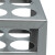兰诗（LAUTEE）SY5025 加厚不锈钢试管架 比色管架 离心管架孔径 17mm*40孔（4*10排）