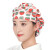 厨房女士帽子做饭厨师帽护士卫生防尘帽防油烟烘焙工作帽工装可开 红色草莓(带扣)